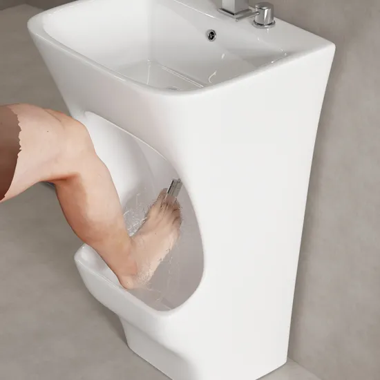 Yingjie Recién Llegados Precio de Fábrica Baño Lavado de Pies Lavabo Wudu Lavabo Estación de Lavado Wudu Lavabo Musulmán de Mezquita