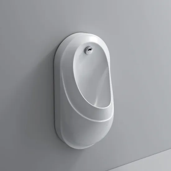 Urinario de baño blanco de alta calidad y gran venta, con sistema de descarga de agua con sensor o prensa manual.