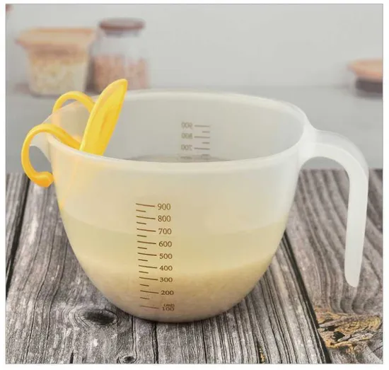 Escurridor de arroz creativo con escala, productos al por mayor.