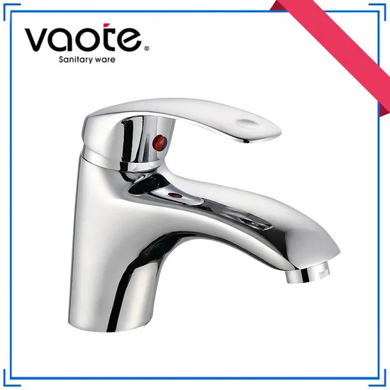 Mezclador monomando de lavabo en cromo pulido de alta calidad (VT 10903Z)