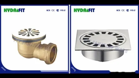 Desagüe de ducha lineal con salida lateral de acero inoxidable cepillado 304 para baño